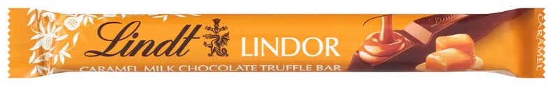 Lindt Lindor Caramel Milk Chocolate Truffle Bar
