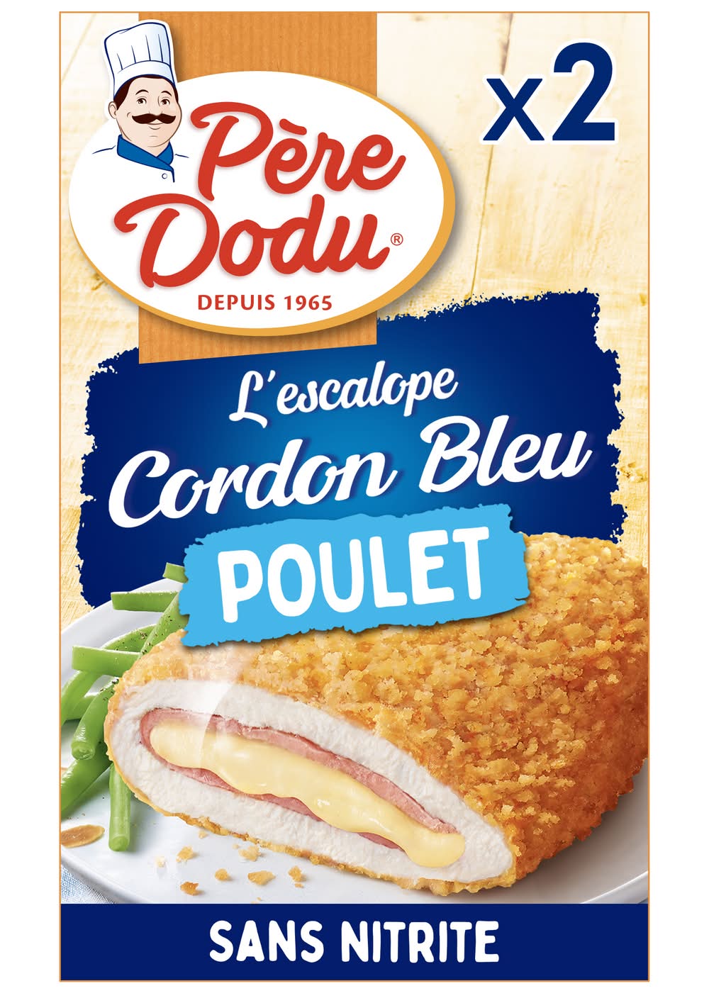 Père Dodu - L'escalope cordon bleu, poulet (2)