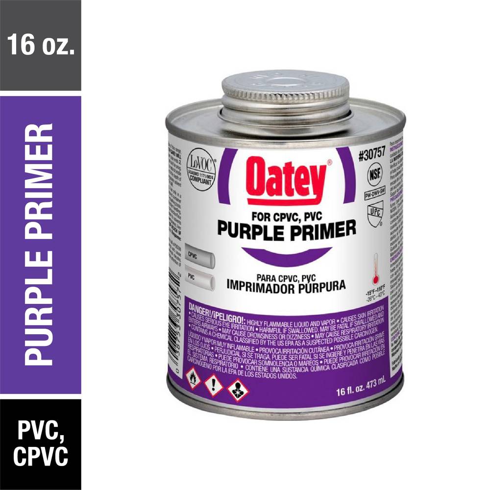 Oatey 16-fl oz Purple C PVC and PVC Primer | 30757L