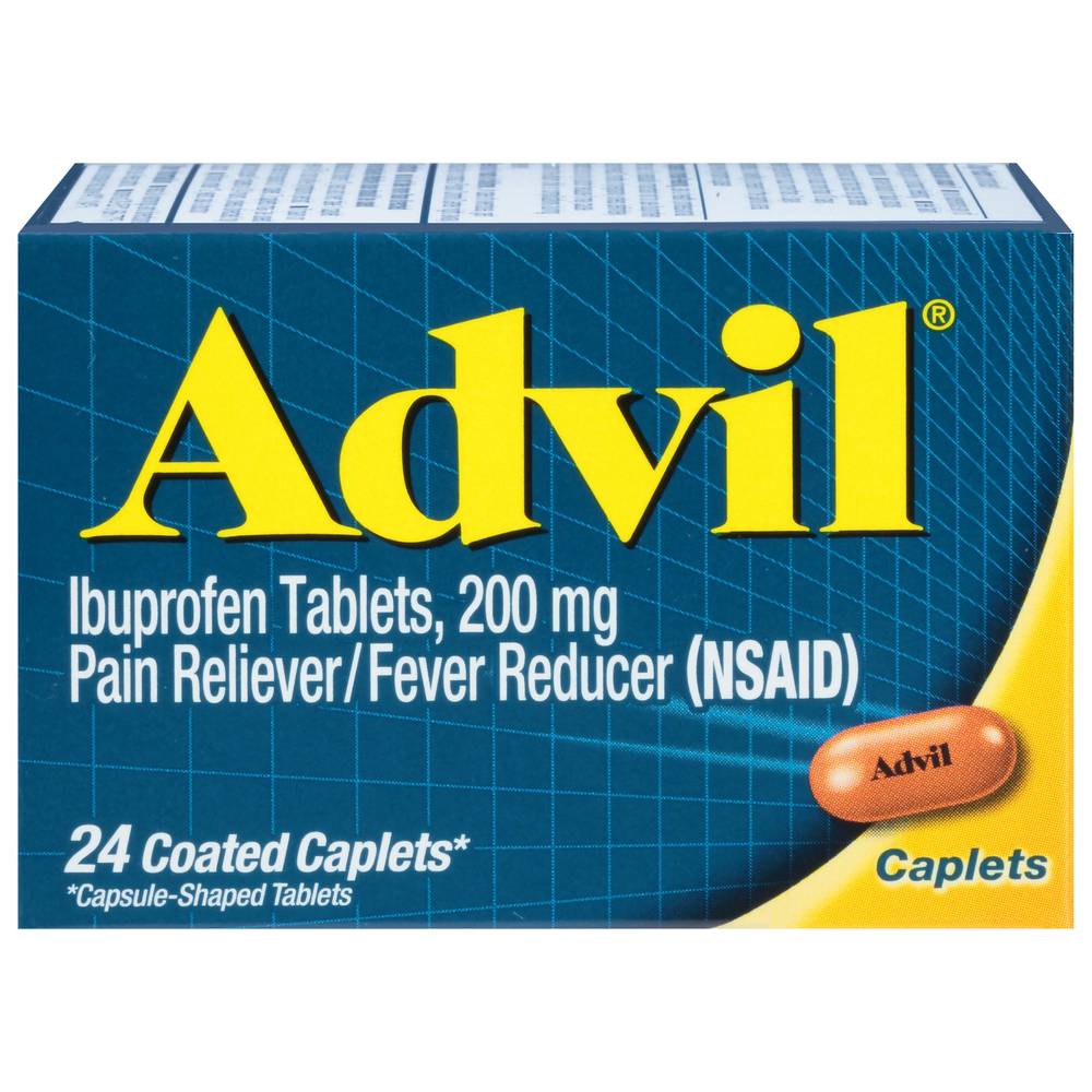 Advil Ibuprofen 200 mg Pain Reliever/Fever Reducer (24 ct)