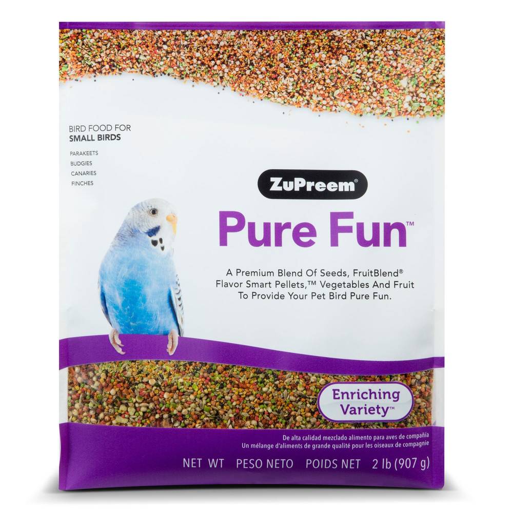 ZuPreem® Pure Fun Enriching Variety Mix Bird Food (Color: Assorted, Size: 2 Lb)