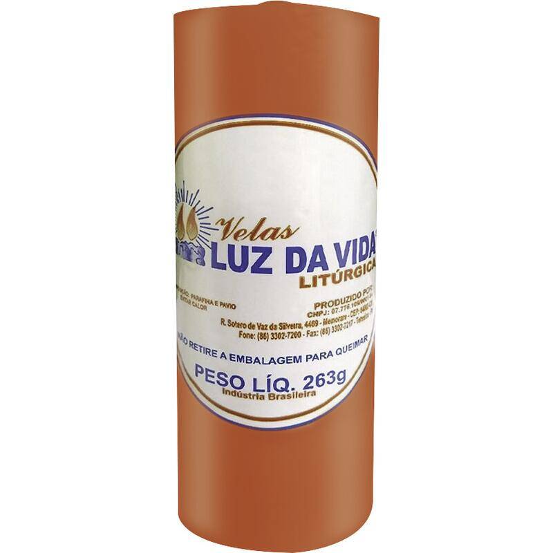 Luz da vida vela vermelha (1 unidade)