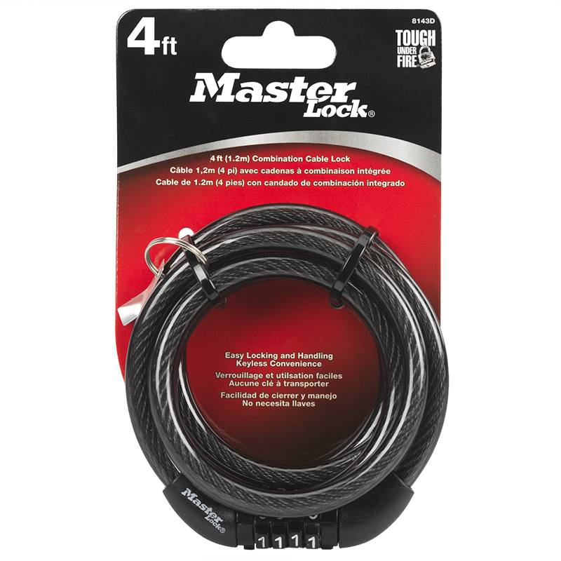 Master Lock Combination Cable (4 ft)