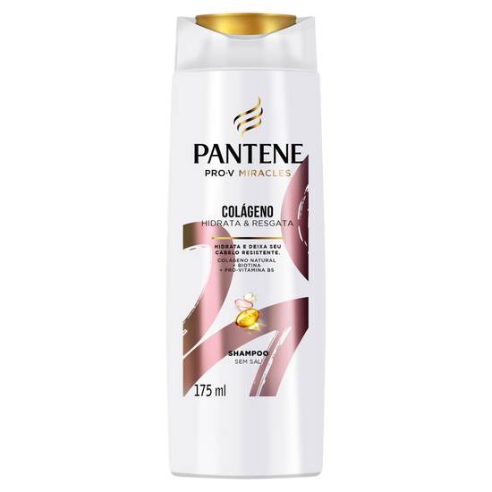 Pantene shampoo pro-v miracles colágeno hidrata & resgata (175ml)