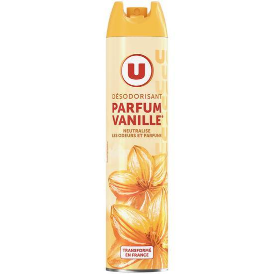 Les Produits U - Désodorisant vanille aérosol