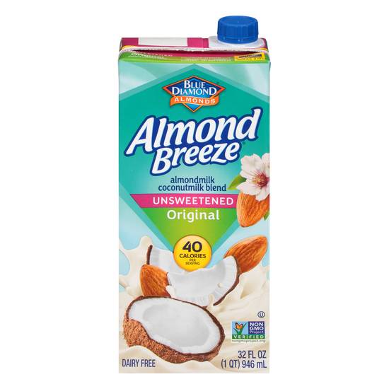 Almond Breeze Almond Coconut Blend Unsweetened Original, 32 fl oz