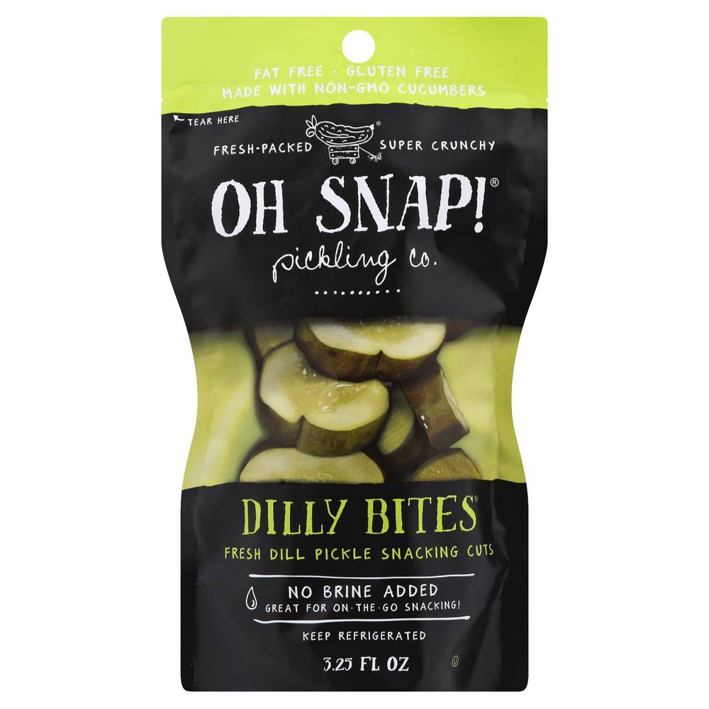 Oh Snap! Fat & Gluten Free Dilly Pickle Bites (3.25 fl oz)