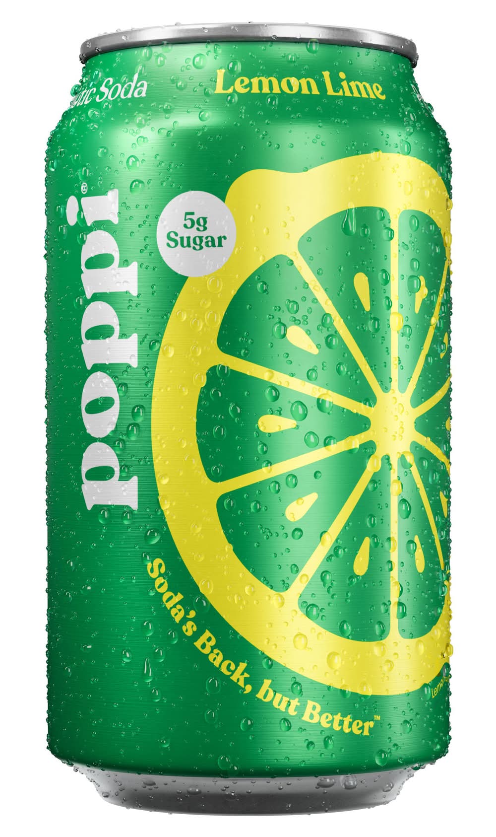 poppi Prebiotic Soda, Lemon Lime (12 fl oz) | Postmates