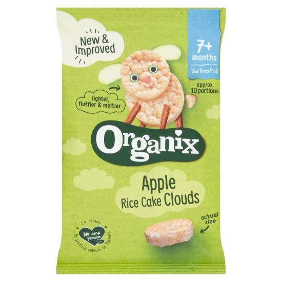 Organix Apple Rice Cake Clouds 7+ Months (40g)