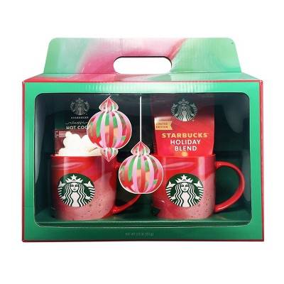 Starbucks Mugs Gift Set With Coffee and Cocoa (2 ct)