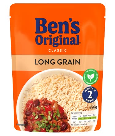 Ben's Original Classic Long Grain Rice (220g)