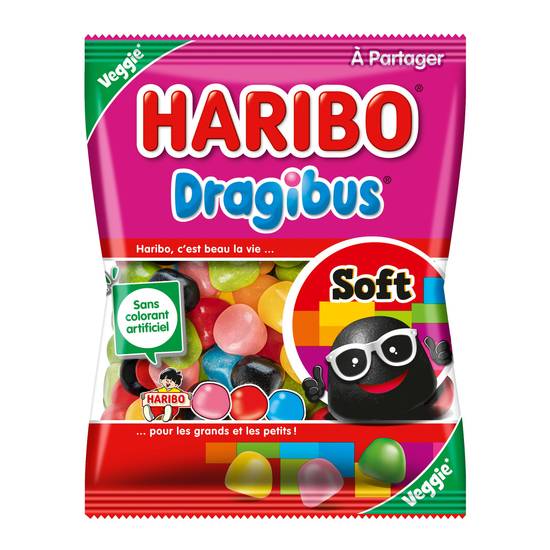 Haribo - Bonbons dragibus soft