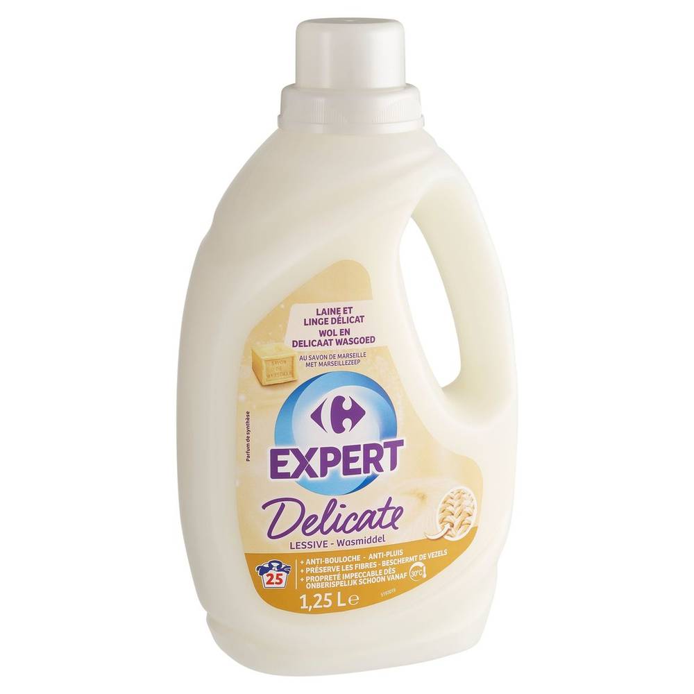 Carrefour Expert Delicate Lessive Savon de Marseile 1.25 L 25 Lavages