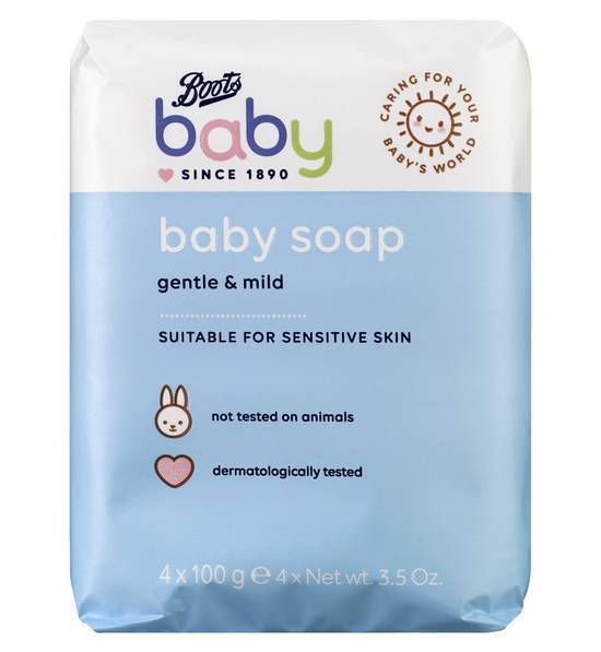 Boots Baby Soap 4 pack