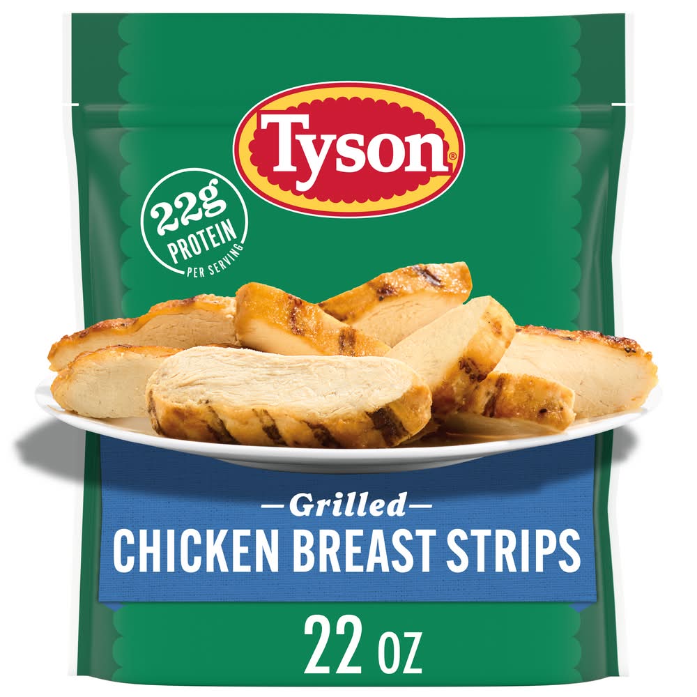 Tyson Grilled and Ready Fully Cooked Chicken Breast Strips (22 oz)