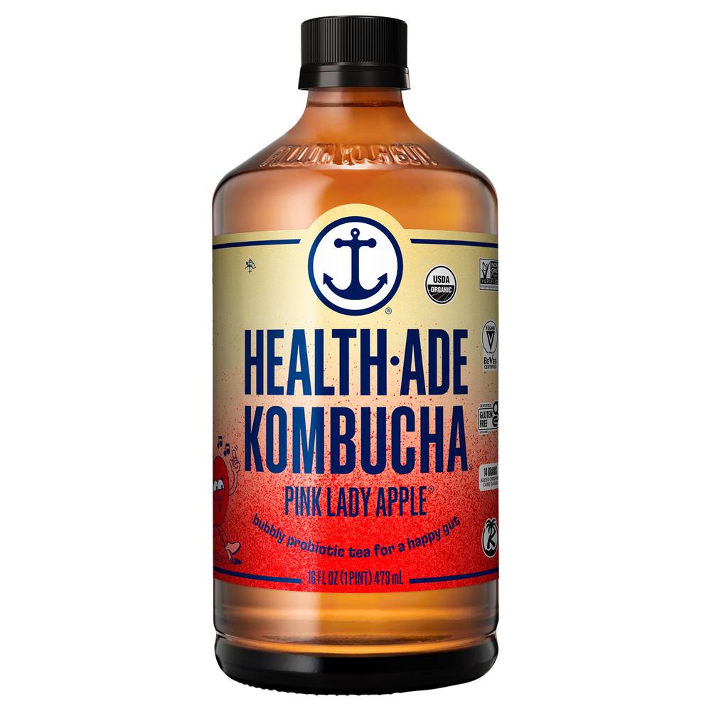 Health-Ade Kombucha, Pink Lady Apple (16 fl oz)