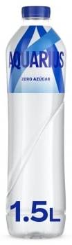 Aquarius sabor limón zero azúcar sin calorías botella 1.5 l.