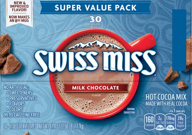 Swiss Miss Milk Chocolate Hot Cocoa Mix (30 x 1.4 oz)