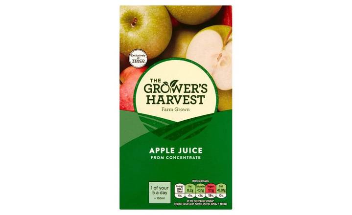 Growers Harvest Pure Apple Juice 1l (405228)