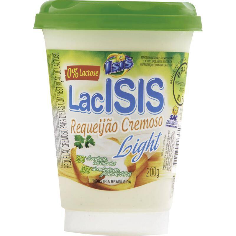 Isis requeijão zero lactose (200g)