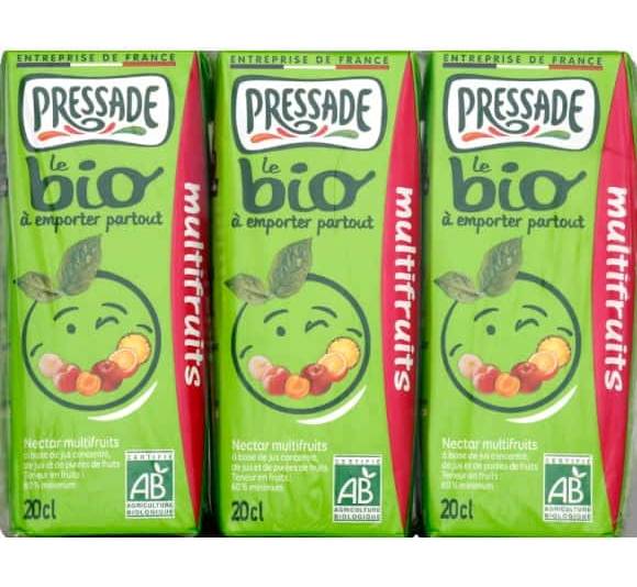 Pressade - Nectar bio, multifruits (6 x 200ml)