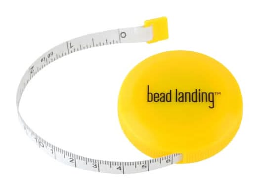 Bead Landing Measuring Tape, 60 in, Yellow