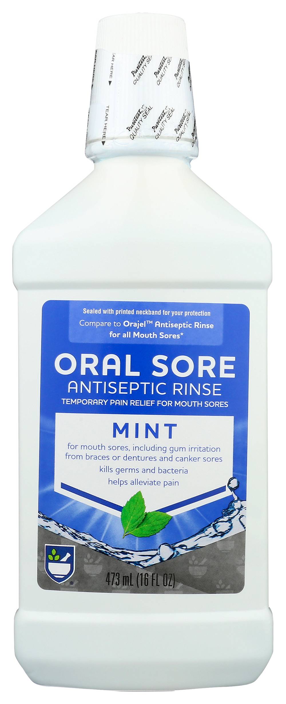 Rite Aid Mouth Sore Mint Rinse (16 fl oz)