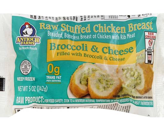 Antioch Farms · Broccoli & Cheese Stuffed Chicken Breast (5 oz)