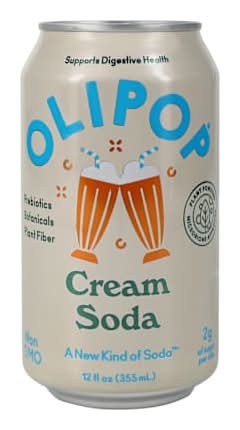 Olipop Healthy Prebiotic Soda 12oz Cream Soda