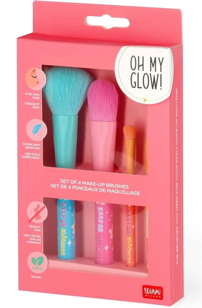Conjunto 4 Pincéis Maquilhagem - Margarida