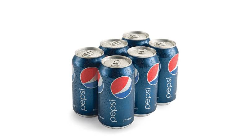 Emballage de 6 boissons gazeuses en canette / 6-pack of pop can (355ml)