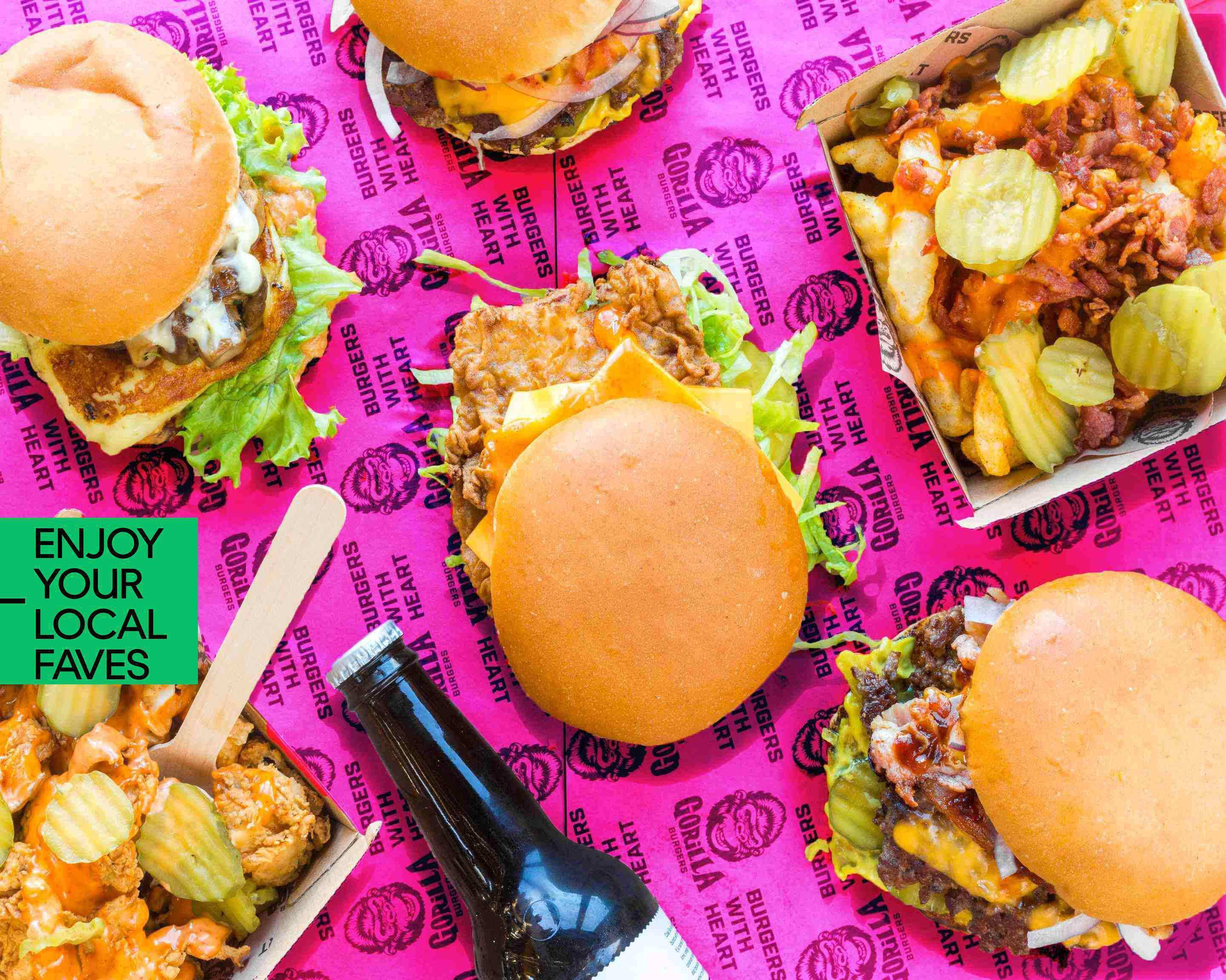 Order Gorilla Burger (Leeds St) Delivery Online Wellington Takeout Menu & Prices Uber Eats