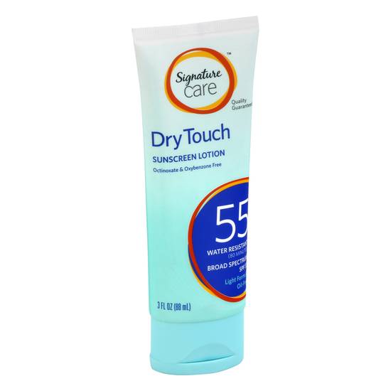 Signature Care Sunscreen Lotion Ultra Dry Spf 55 (3 oz)