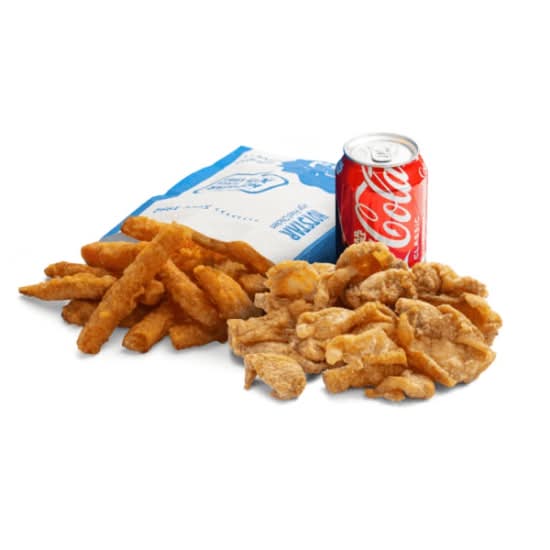 Crispy Chicken Skin & Sweet Potato