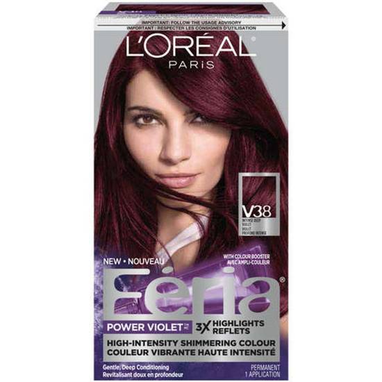 Feria High Intensity Hair Colour, Power Violet (1 ea)