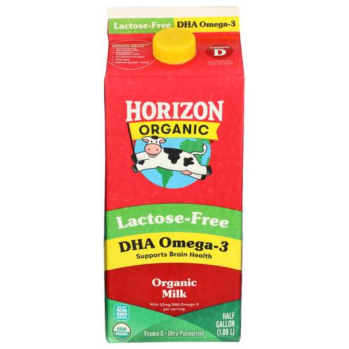 Horizon Organic Lactose-Free DHA Omega-3 Milk
