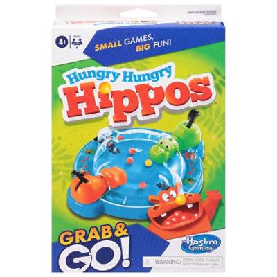 Hasbro Gaming Grab & Go! Hungry Hungry Hippos Game - Each