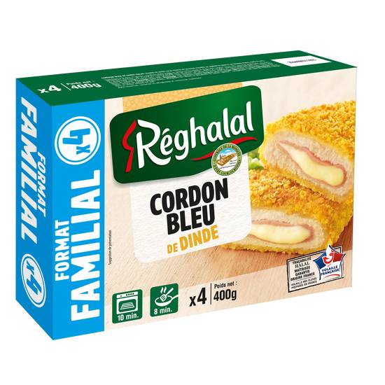 Reghalal - Cordon bleu de dinde (4 pièces)