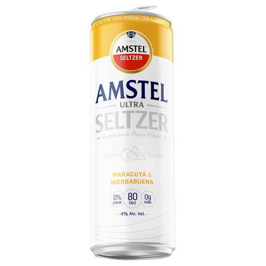 Amstel Ultra Selzer Maracuya - Hierba  355 mL