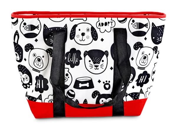 Petco Doodle-Print Insulated Bag, M, Assorted
