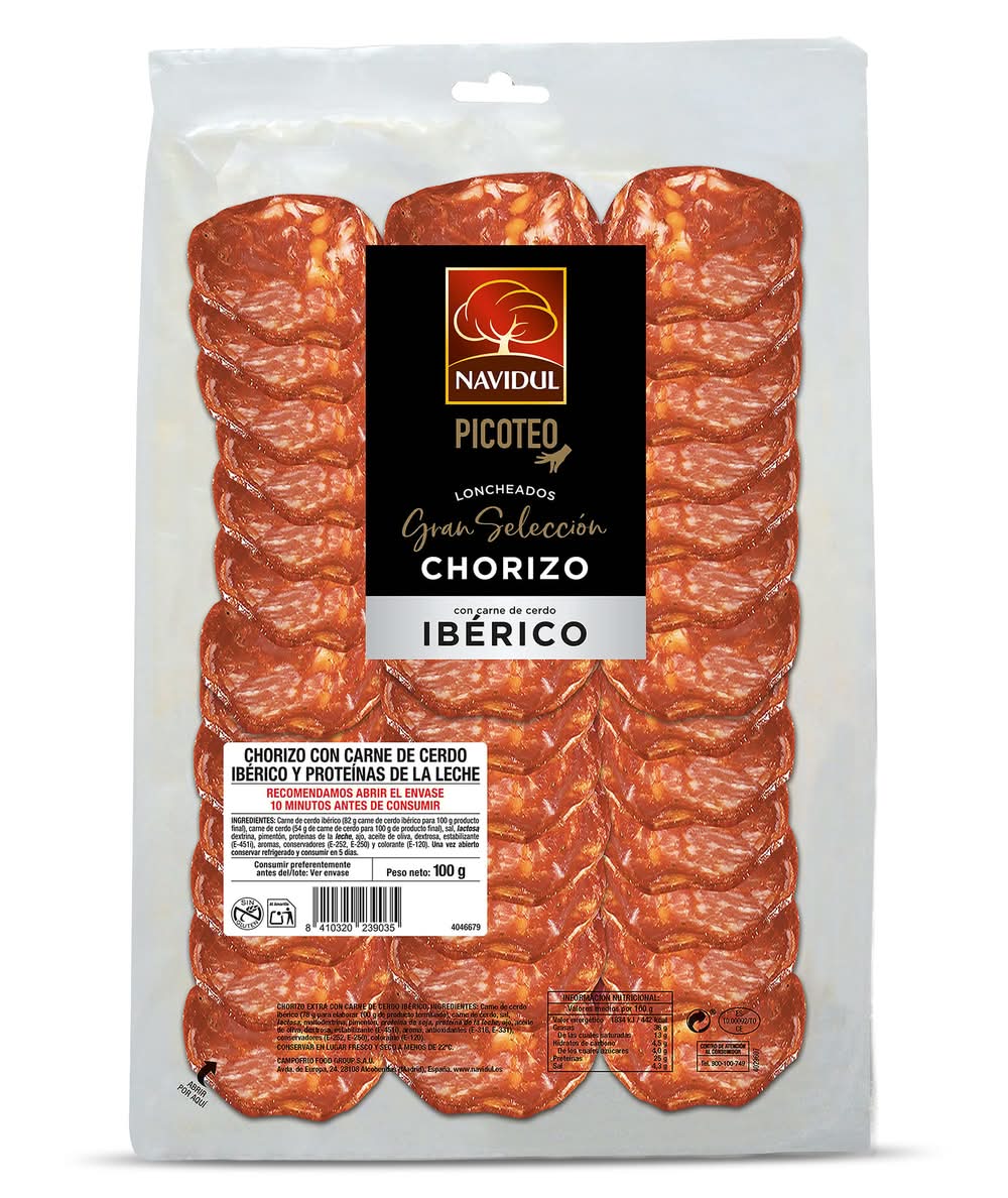 Chorizo Ibérico Gran Selección Navidul Sobre 100 G