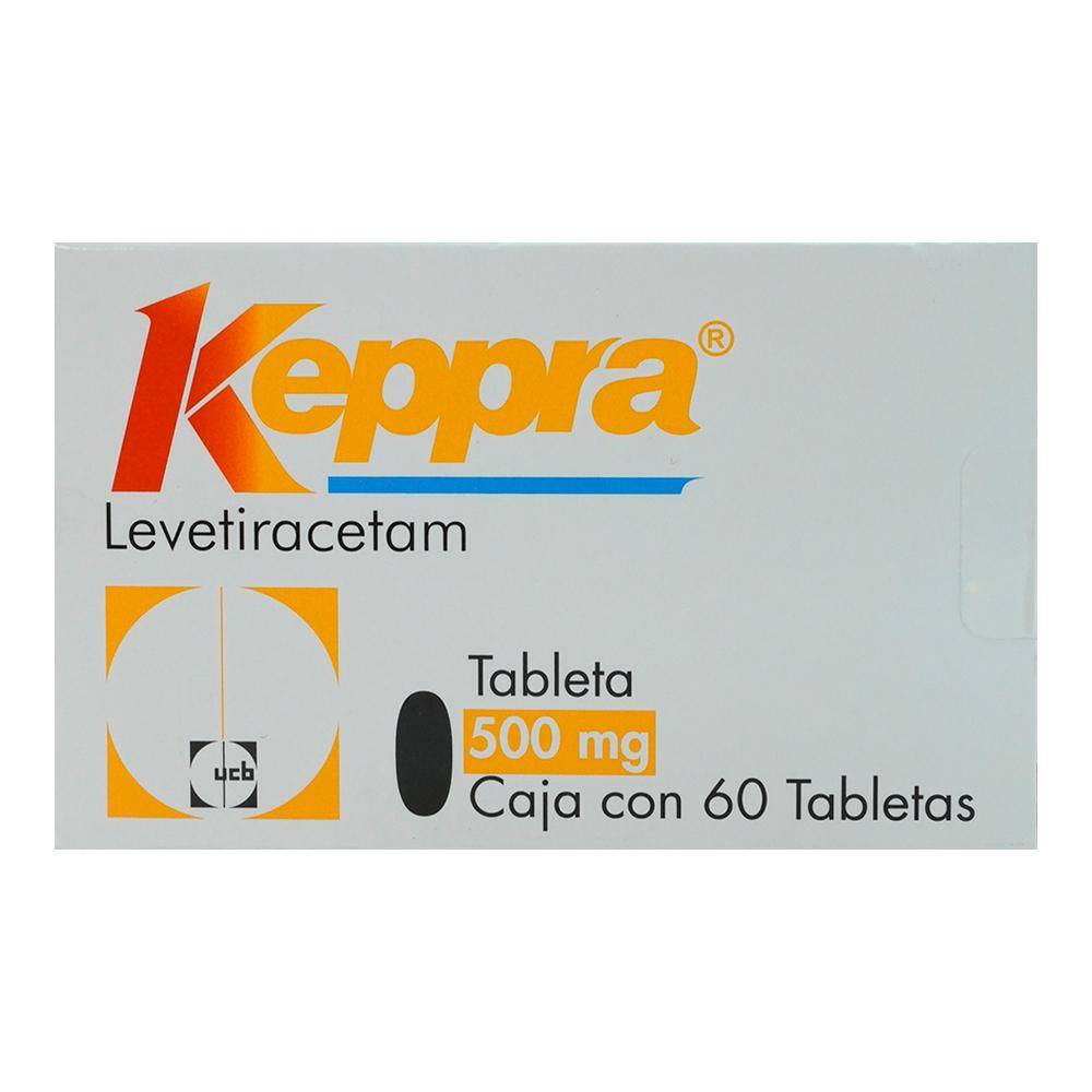 Ucb keppra levetiracetam tableta 500 mg (60 piezas)