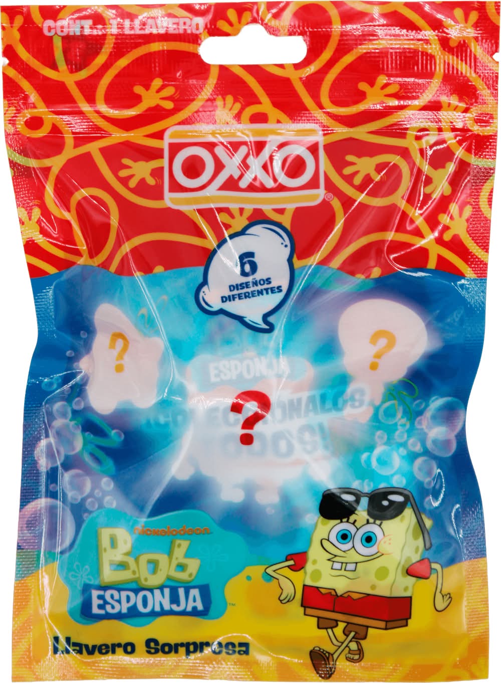 OXXO · Llaveros bob esponja