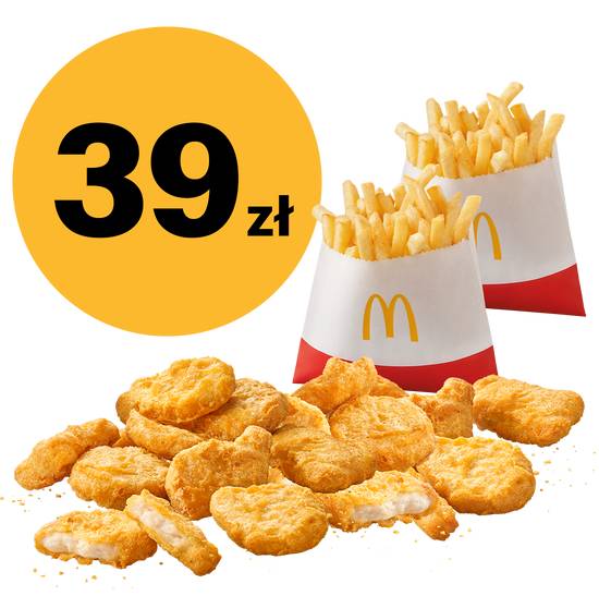 McNuggets® 20szt + 2xFrytki małe