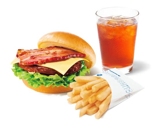 チーズベーコン テリヤキバーガードリンクセット