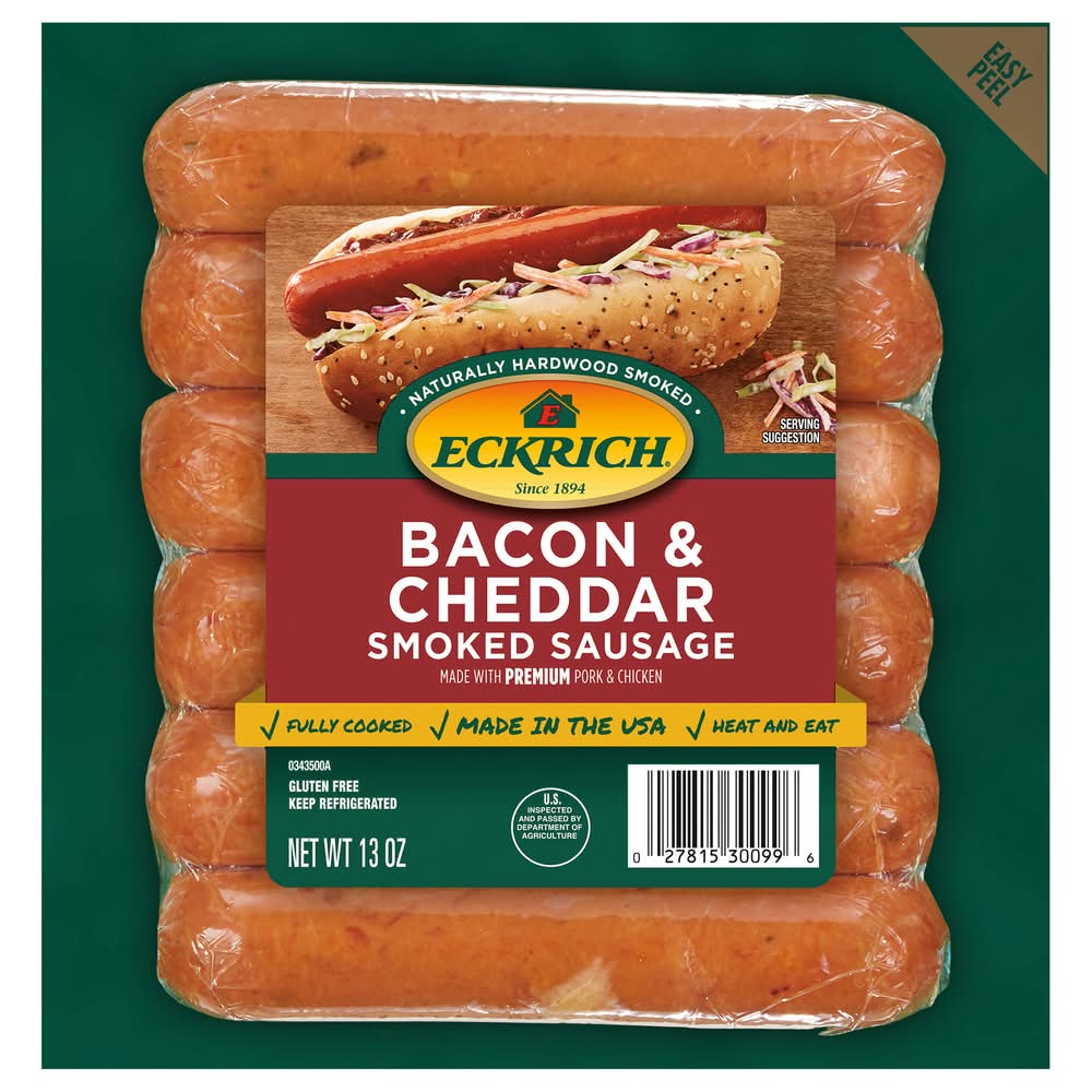 Eckrich Bacon & Cheddar Smoked Sausage Links (13 oz)
