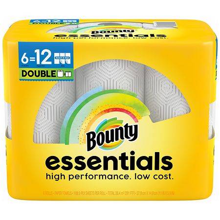 Bounty Essential Paper Towels 2 Ply Wrap (6 ct)