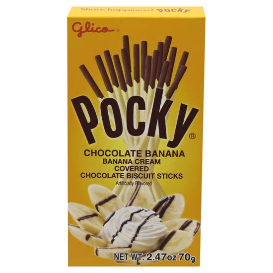 Pocky Chocolate Banana Cream Covered Biscuit Sticks (2.5 oz)