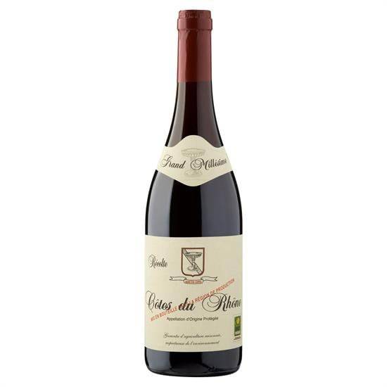 Vin Rouge AOP Côtes Du Rhône GRAND MILLESIME - la bouteille de 75cL
