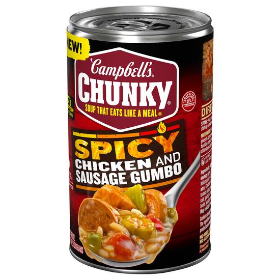 Campbell's Chunky Soup (spicy chicken - sausage gumbo)